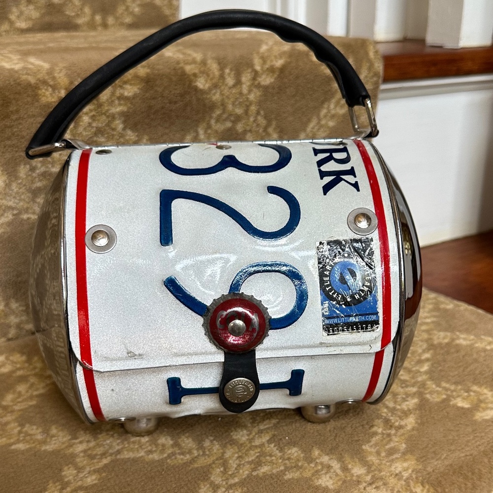 Little Earth New York License Plate Bag